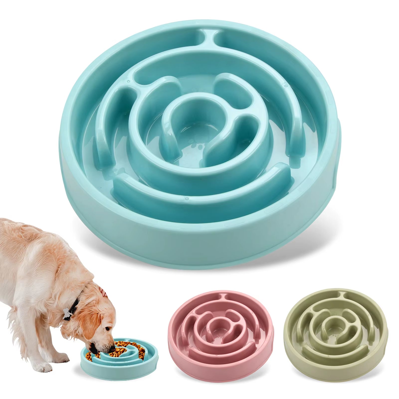 Pet Cat and Dog Slow Feeding Tray Pet Supplies Anti-Choking and Anti-Choking Cat and Dog Slow Feeding Tray Licking Pet Supplies
