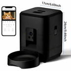 Smart Automatic 2L Pet Feeder with Wi-Fi & Camera – Remote App Control for Cats & Dogs
